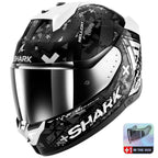 Shark (2025) Helmet - Skwal I3 Hellcat - Black/Silver/White (KUS)