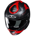 HJC Motorcycle Flip Up Helmet - I91 CARST (Black/Anthracite/Red)