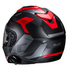 HJC Motorcycle Flip Up Helmet - I91 CARST (Black/Anthracite/Red)