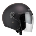 NZI Ville Open Face Helmet (Matt Black)