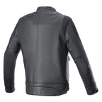 Alpinestars Motorcycle Leather Classic Jacket - Dyno (Black/Ruby Red/ECRU)