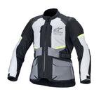 Alpinestars Andes AIR Drystar Motorcycle Adventure Vented Textile Jacket (Ice Grey/Dark Grey/Black)