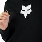 FOX Racing Women's Hoodie - FOX HEAD Fleece Pullover (Black/White)