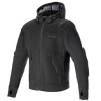 Alpinestars MoFlow Air Tech Motorcycle Hoodie Urban Vented Jacket (Black/Black)