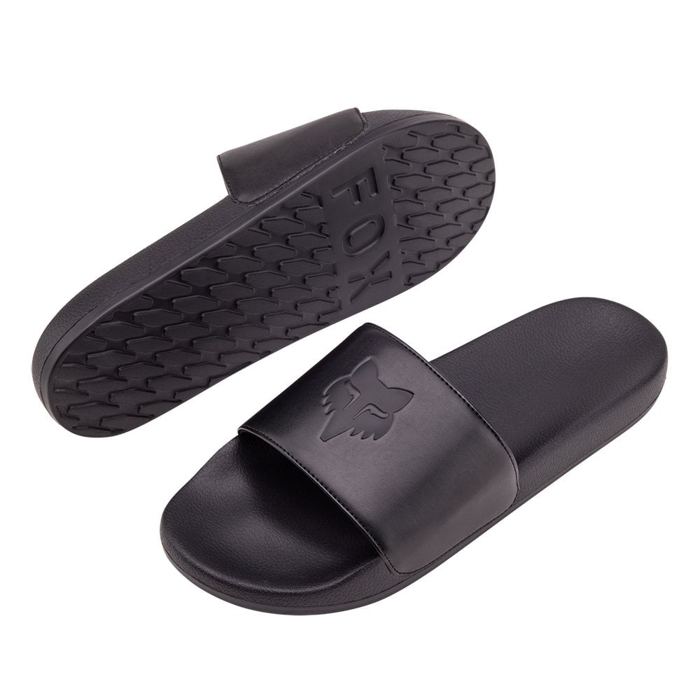 FOX Racing Mens Sliders - FOX HEAD (Black)