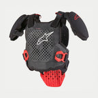 Alpinestars Youth MX Chest Armour - A-5S V2 (Black/White/Red)