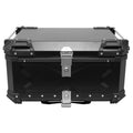 Bike It - Luggage - Aluminium Top Box 65L - Black (With Fitting Plate)