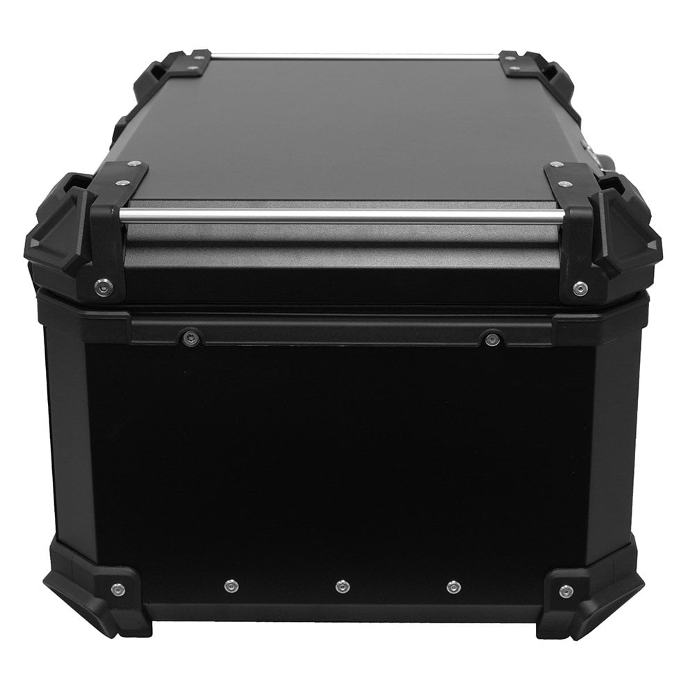 Bike It - Luggage - Aluminium Top Box 65L - Black (With Fitting Plate)
