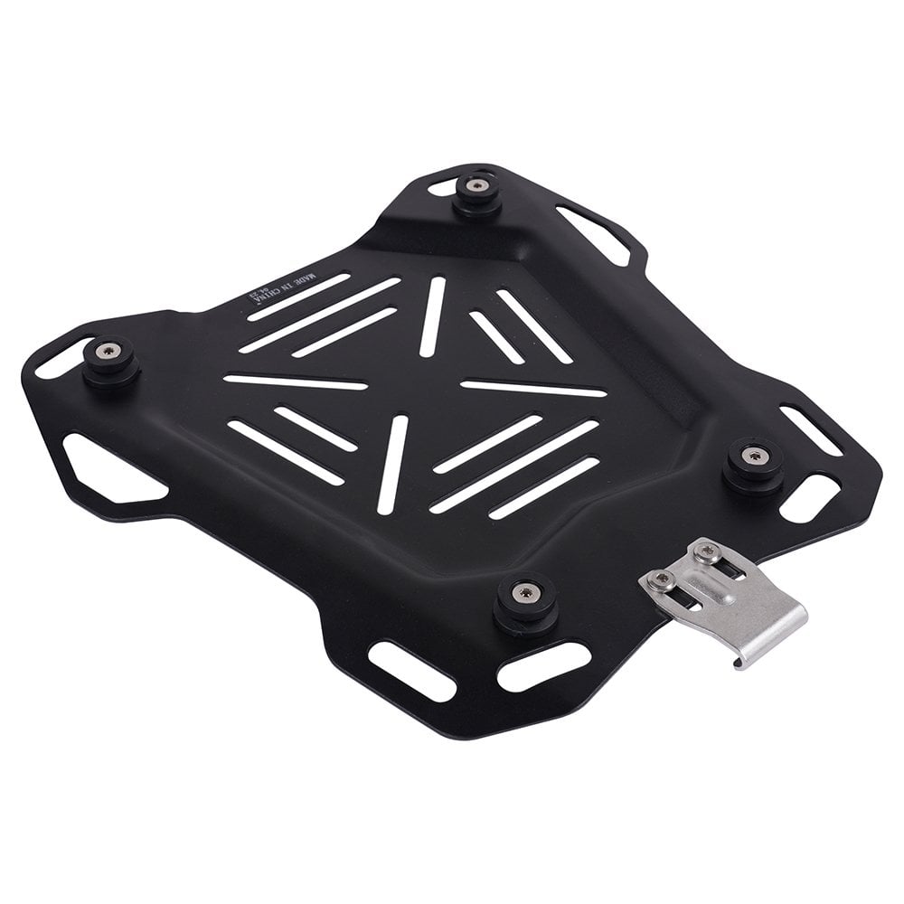Bike It - Luggage - Aluminium Top Box 65L - Black (With Fitting Plate)