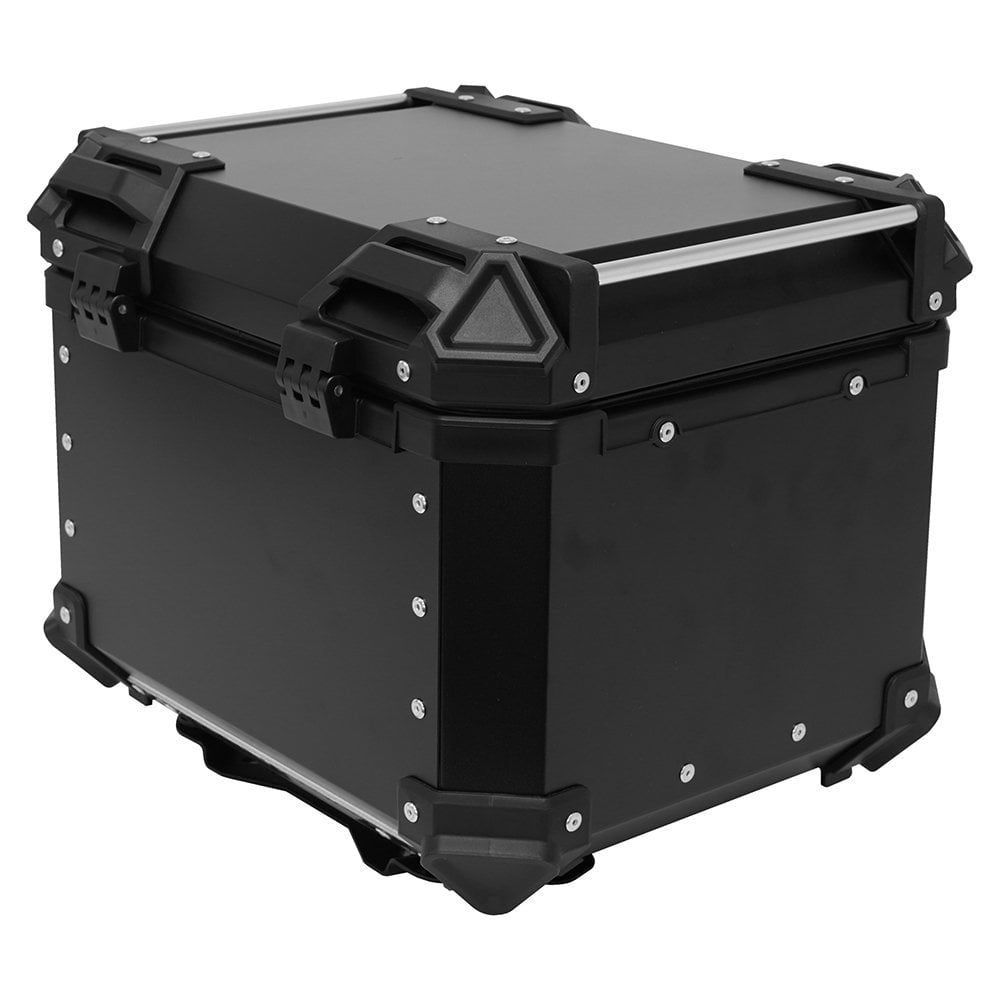 Bike It - Luggage - Aluminium Top Box 45L - Black (With Fitting Plate)