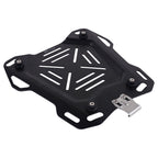 Bike It - Luggage - Aluminium Top Box 45L - Black (With Fitting Plate)