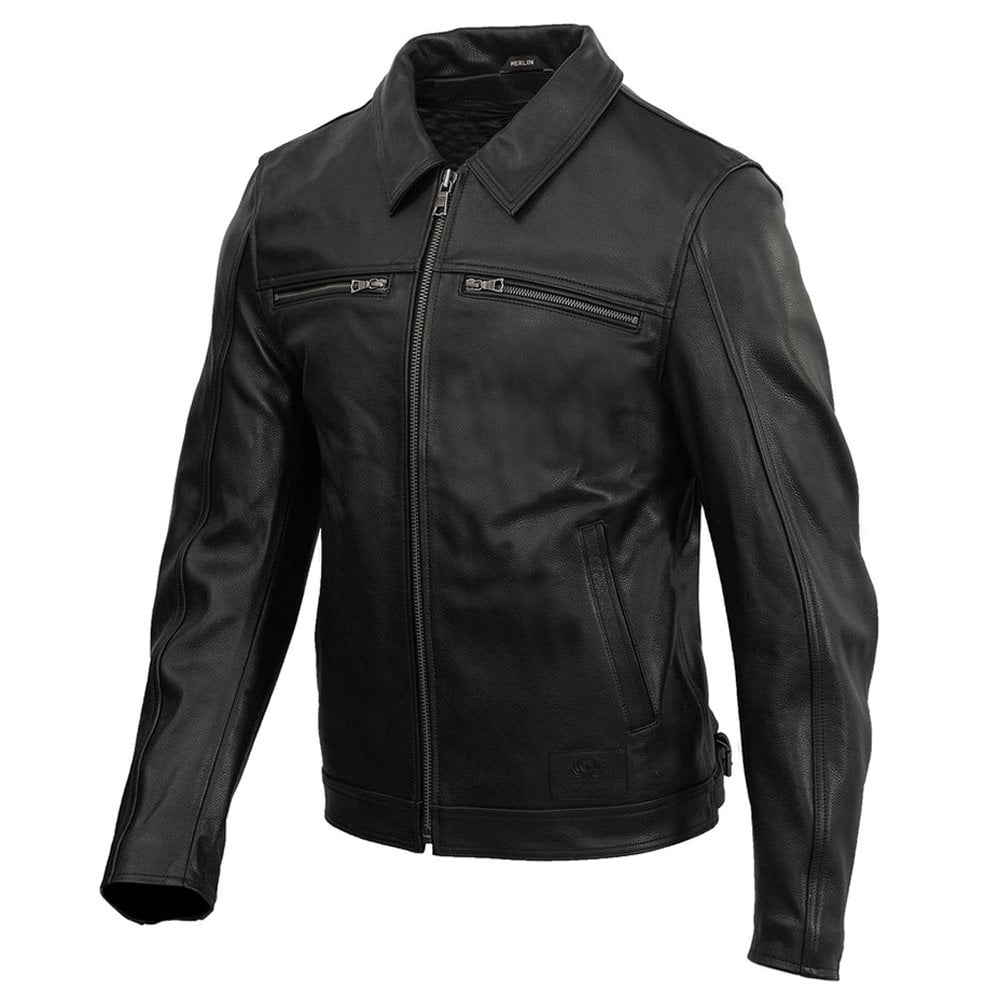 Merlin (2025) Jacket, Leather - Kingsbury D3O (Black)