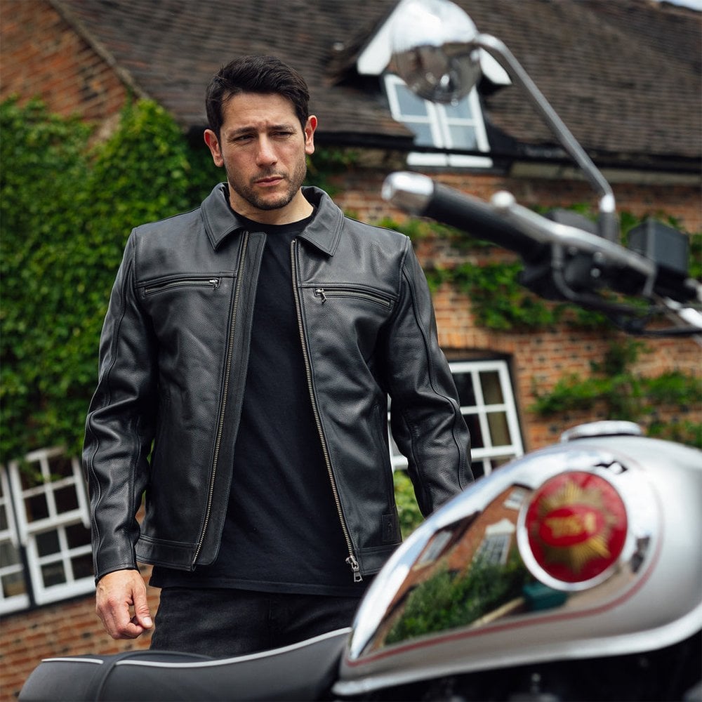 Merlin (2025) Jacket, Leather - Kingsbury D3O (Black)