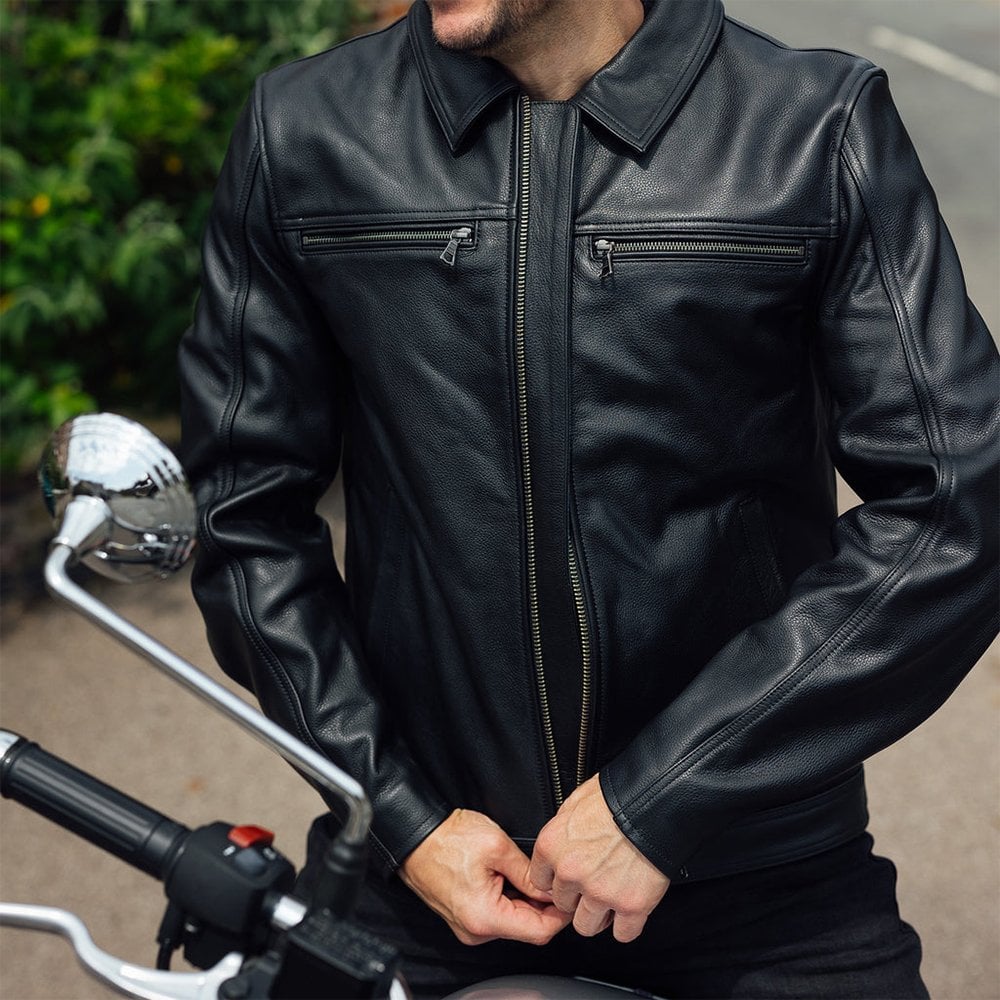 Merlin (2025) Jacket, Leather - Kingsbury D3O (Black)