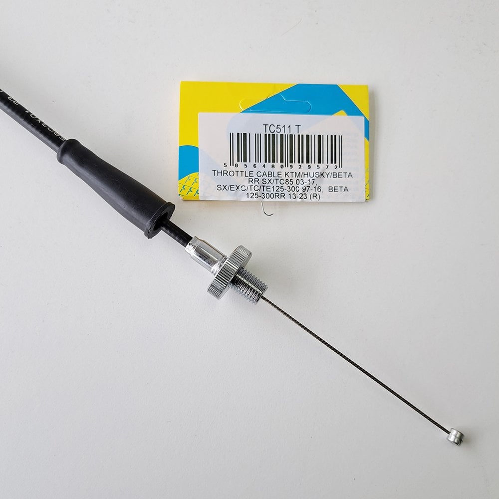 Apico - Cable - Throttle - KTM SX85 03-17, SX 125-300 97-16, EXC 125-300 97-16, Husqvarna TC85 14-17, TC125/250 14-16, TE125-300 13-16, Beta 125RR 18-26, 200RR 19-26, 250/300RR 13-26, 250 X-TRAINER 20-26, 300 X-TRAINER 15-26, RX250-350 21-26