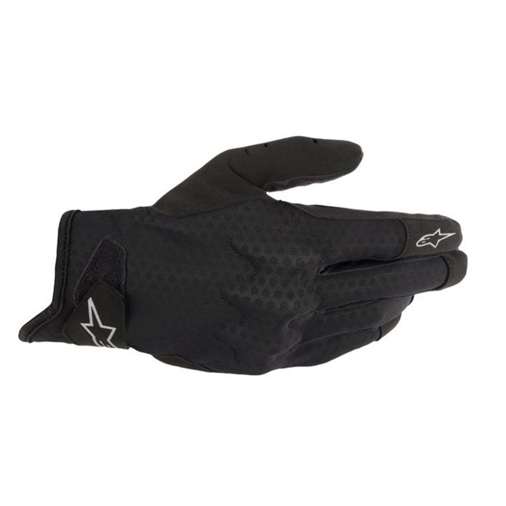 Alpinestars Stated Air Motorcycle Short Gloves (Black/Silver)