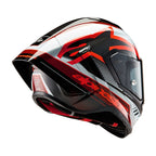 Alpinestars (2026) Helmet - Supertech R10 TEAM (Black Carbon/Red/White Gloss)