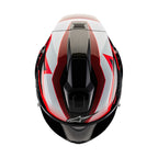 Alpinestars (2026) Helmet - Supertech R10 TEAM (Black Carbon/Red/White Gloss)