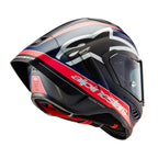 Alpinestars (2026) Helmet - Supertech R10 TEAM (Black Carbon/Red/Dark Blue Matt)