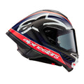 Alpinestars (2026) Helmet - Supertech R10 TEAM (Black Carbon/Red/Dark Blue Matt)