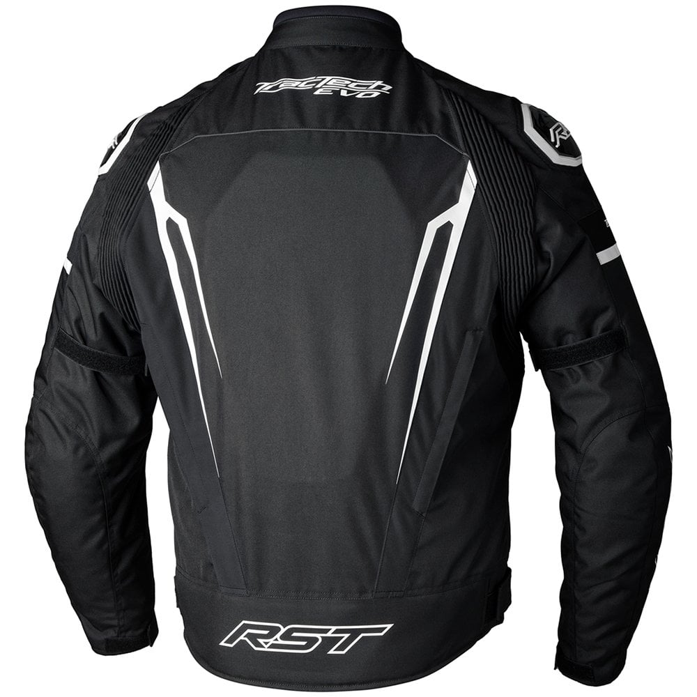 RST (SALE) Jacket, Textile - Tractech Evo 5 CE - Black/White/Black
