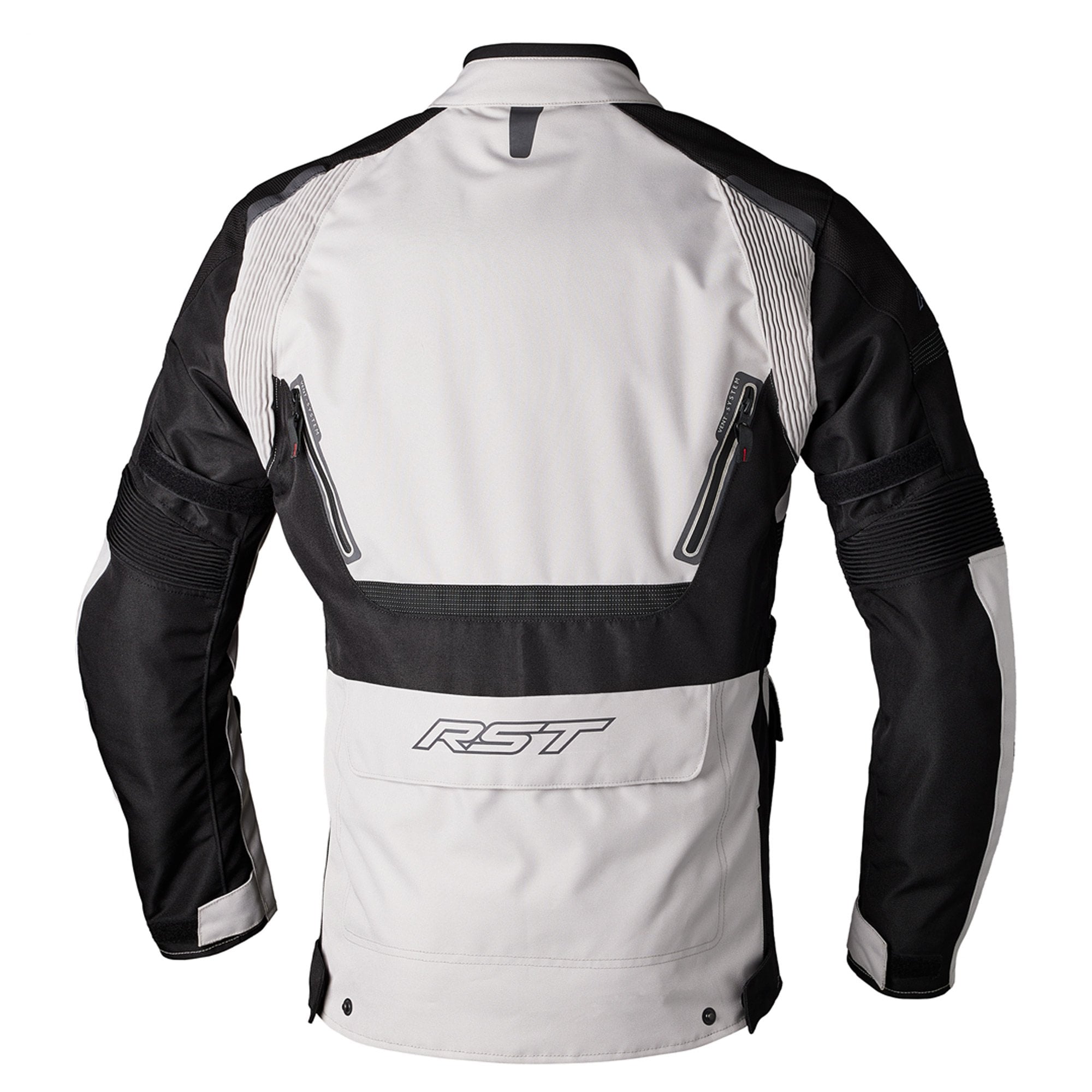 RST Motorcycle Adventure Textile Jacket - Endurance CE (Silver/Black)