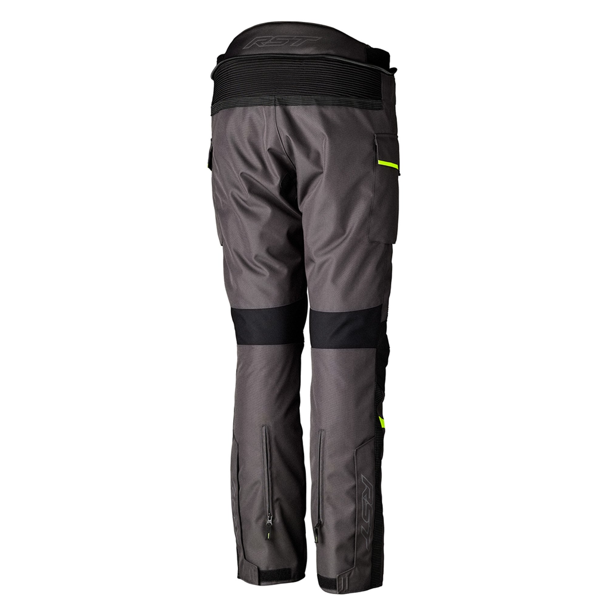 RST Motorcycle Adventure Textile Pant - Endurance CE (Graphite/Flo Yellow)