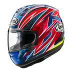 Arai RX-7V Evo Ogura Motorcycle Race Helmet (Red/Blue/Yellow)