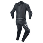 Alpinestars Missile V2 WARD Motorcycle Leather Suit 1pc (Black/Metallic Grey)