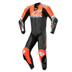 Alpinestars Missile V2 WARD Motorcycle Leather Suit 1pc (Black/Red Fluo/White)