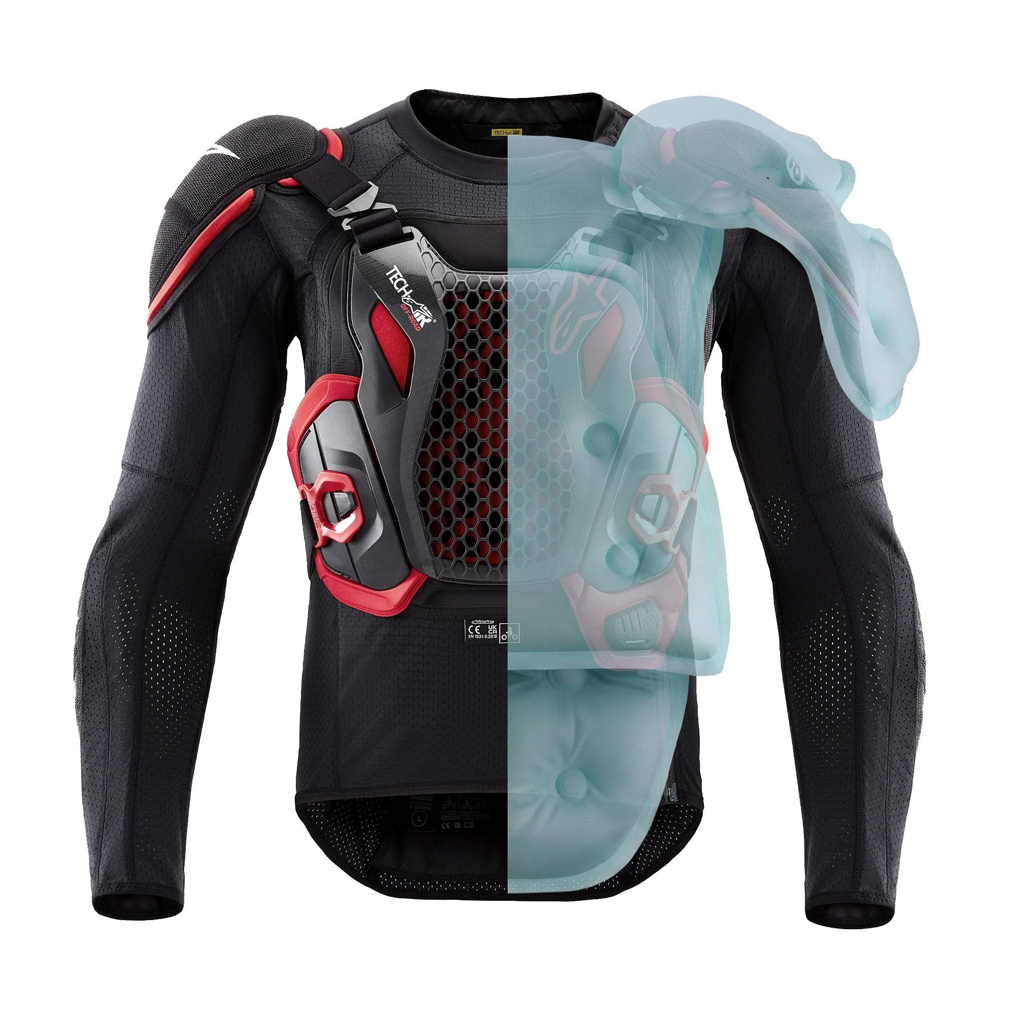 Alpinestars (Air Bag) System - Tech-Air Off Road Armour Jacket (Black/Red)