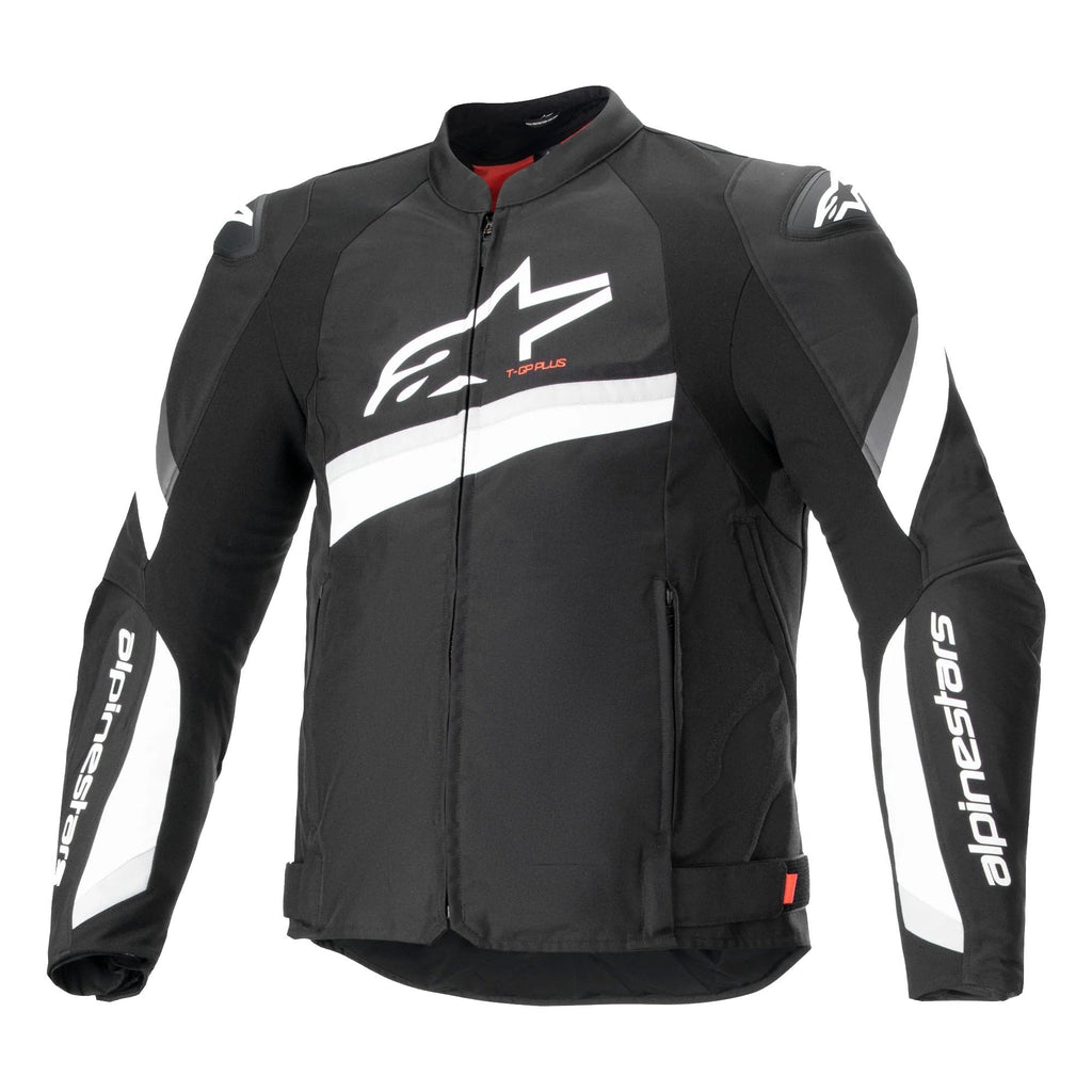Alpinestars T-GP Plus R V4 Motorcycle Sports Textile Jacket (Black/White)