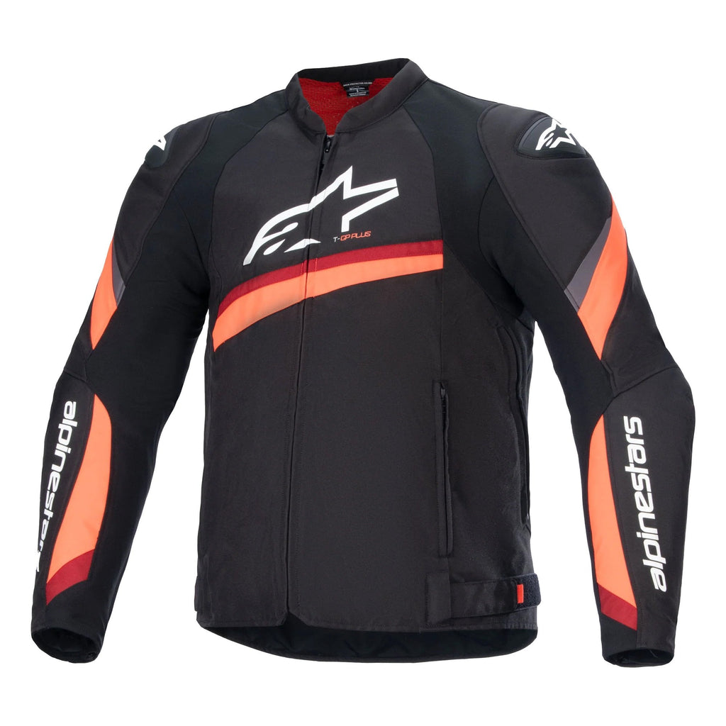 Alpinestars T-GP Plus R V4 Motorcycle Sports Textile Jacket (Black/Red Fluo)