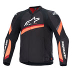 Alpinestars T-GP Plus R V4 Motorcycle Sports Textile Jacket (Black/Red Fluo)