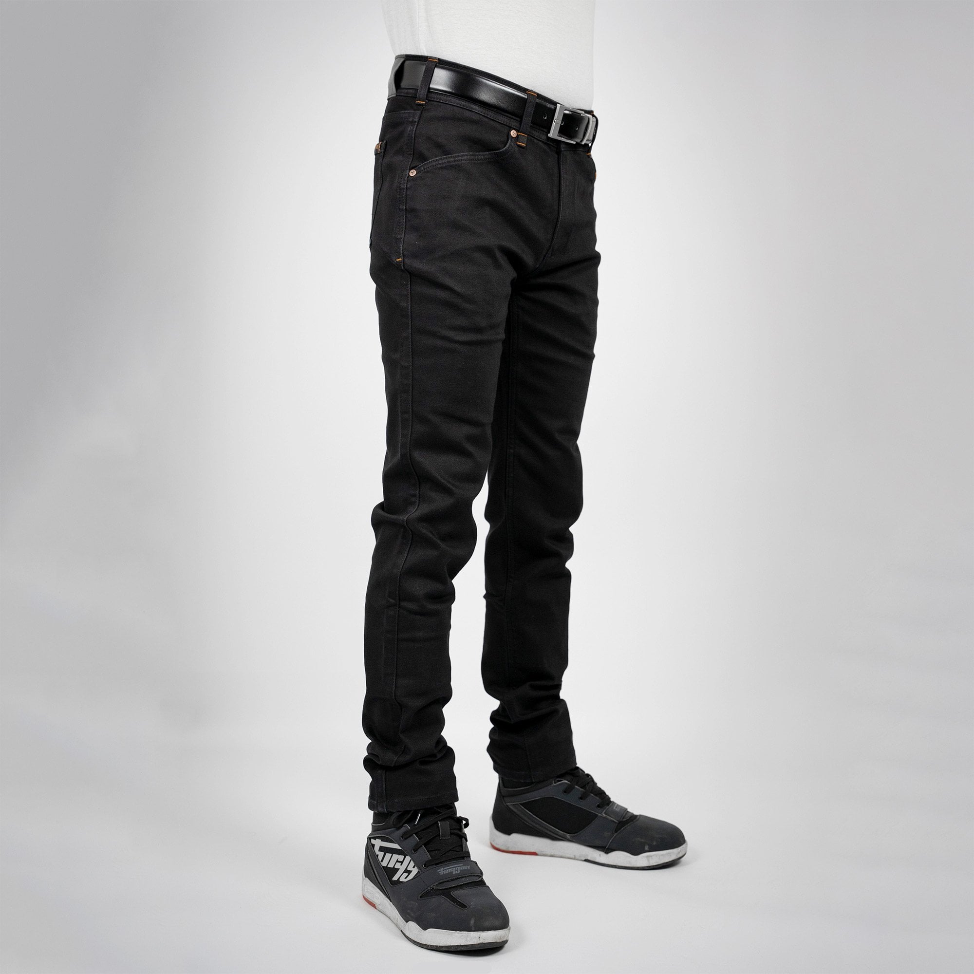 Bull-It Trojan (AA) STRAIGHT Jeans (Black) - Regular Leg