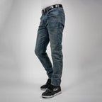 Bull-It Ajax (AA) STRAIGHT Jeans (Steel Blue) - Short