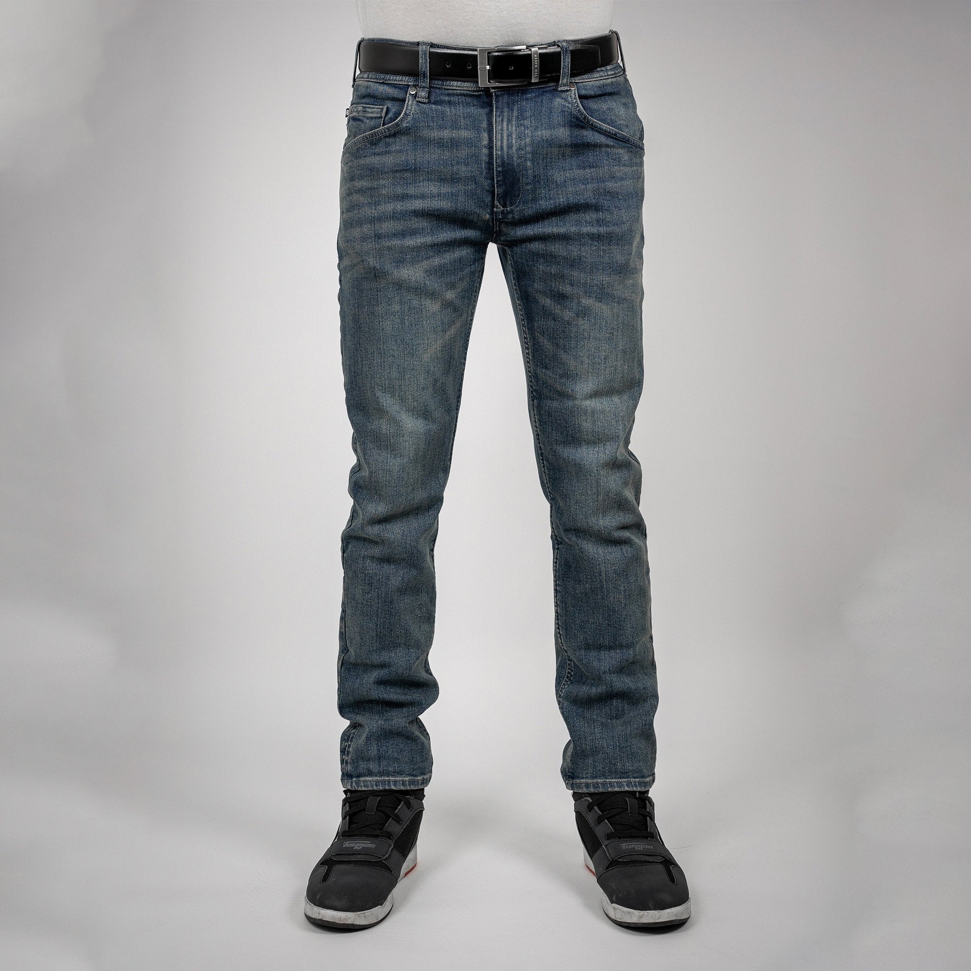 Bull-It Ajax (AA) STRAIGHT Jeans (Steel Blue) - Regular