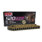 RK Takasago - Chain - 520 x 120L - X-Ring - Gold/Gold - EXW-Type