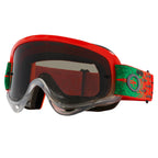 Oakley O-Frame Goggles - TROY LEE Carrack (Orange/Green) Dark Grey Lens