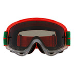 Oakley O-Frame Goggles - TROY LEE Carrack (Orange/Green) Dark Grey Lens