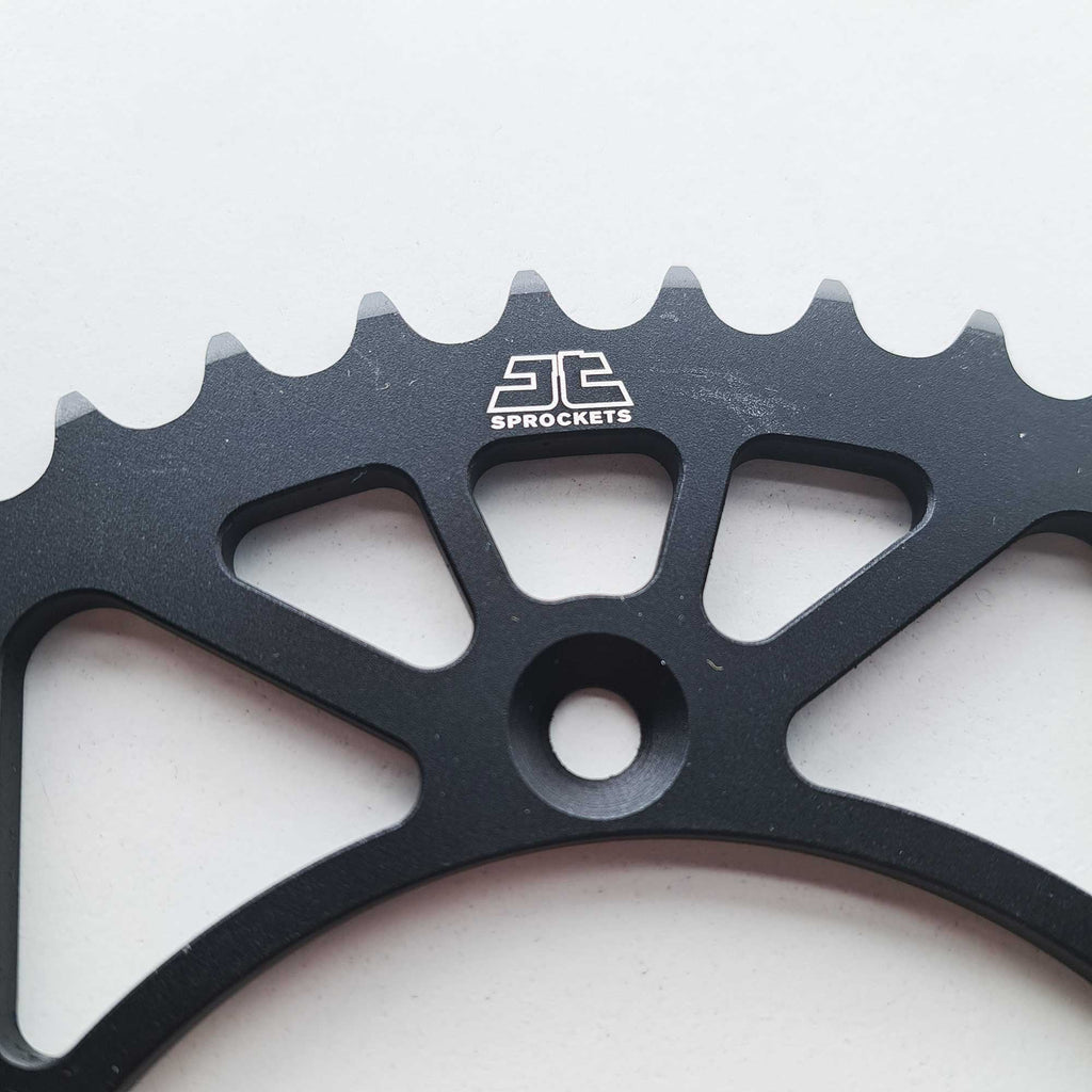 JT - Sprocket - Rear - JTA808/123U/TR112 - 520 - RM125 86-08, RM250 82-08, RMZ250 07-26, RMZ450 05-26 - Black