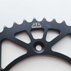 JT - Sprocket - Rear - JTA808/123U/TR112 - 520 - RM125 86-08, RM250 82-08, RMZ250 07-26, RMZ450 05-26 - Black