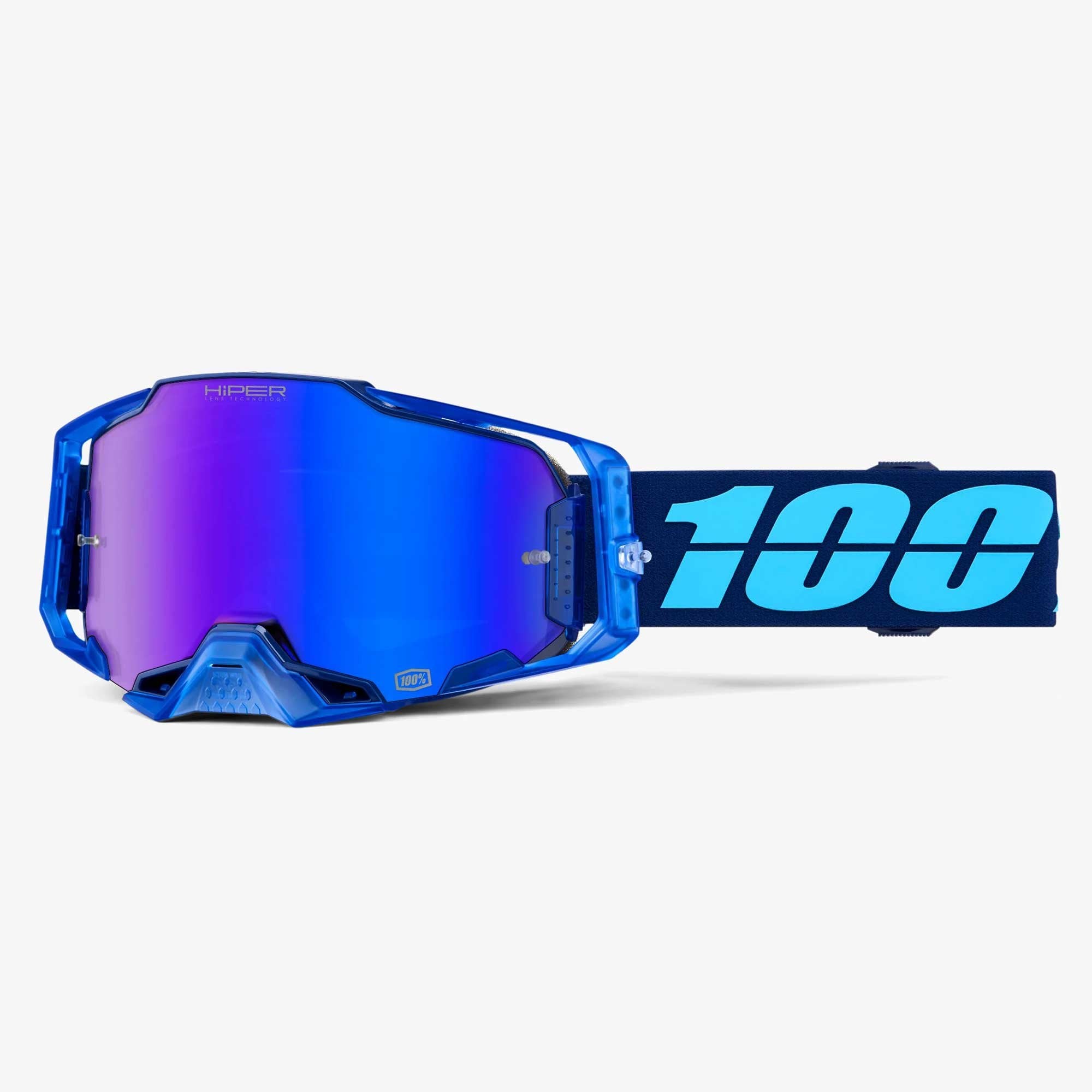 100% MX | MTB Goggles - Armega (COUPE) HIPER Blue Iridium Lens