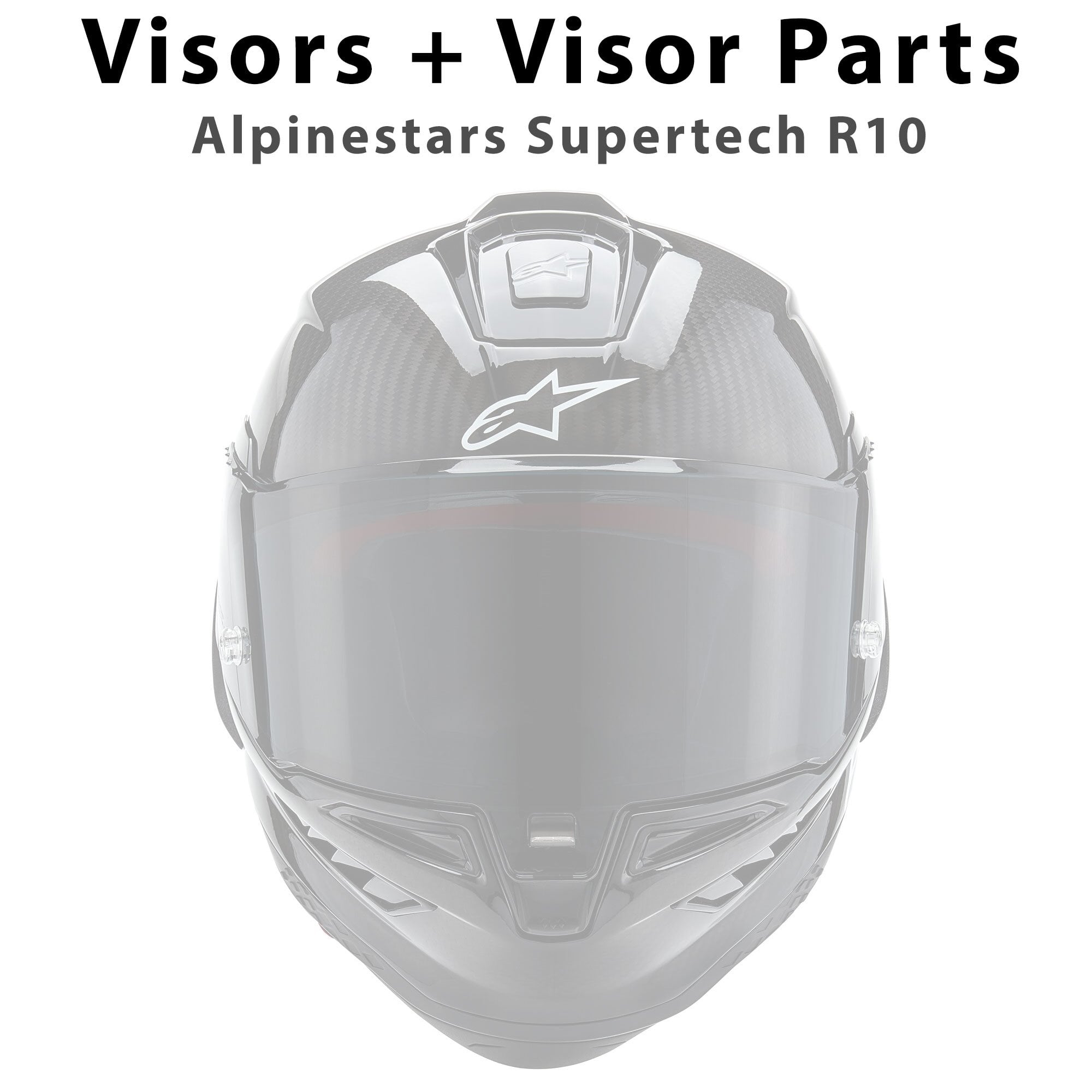 Alpinestars (Helmet Spares) S-R10 AFHS-01 Visors & Parts