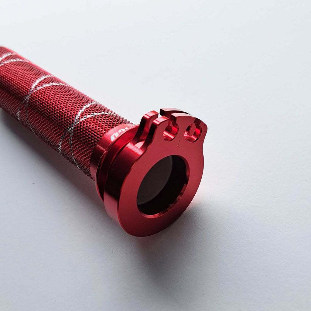 Apico - Throttle Tube - Aluminium w/Bearing - CRF250 04-26, CRF450 02-26, CRF250X 04-19, CRF450X 05-26, CRF450L 19-20, CRF450RL 21-26, CRF250RX 19-26, CRF450RX 17-26 - Red