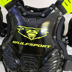 Wulfsport (Armour) Youth Chest Protector - CADET (Black/Fluo Yellow)