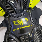 Wulfsport (Armour) Youth Chest Protector - CADET (Black/Fluo Yellow)