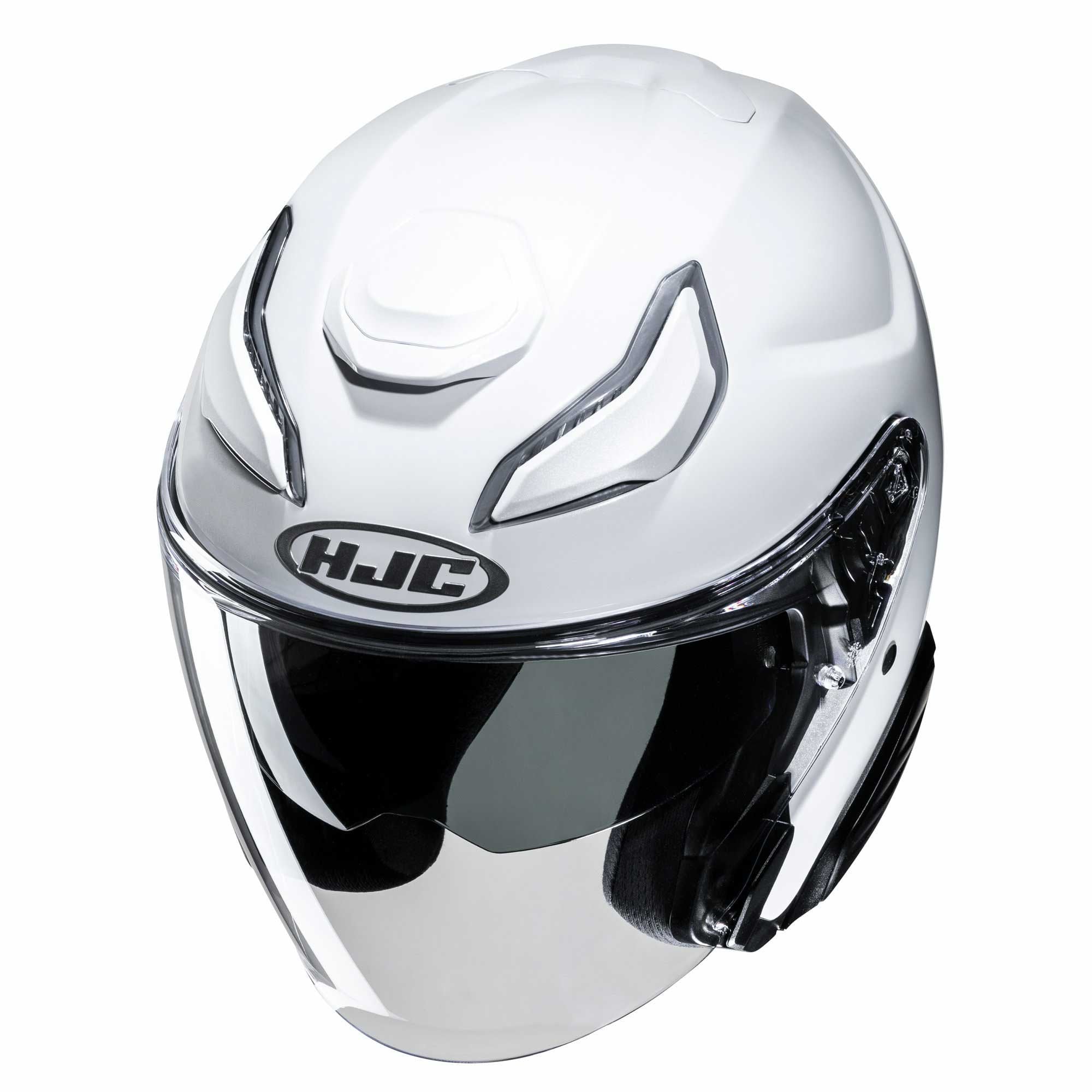 HJC (2025) Helmet - F31 Plain (Pearl White)