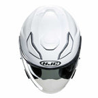 HJC (2025) Helmet - F31 Plain (Pearl White)