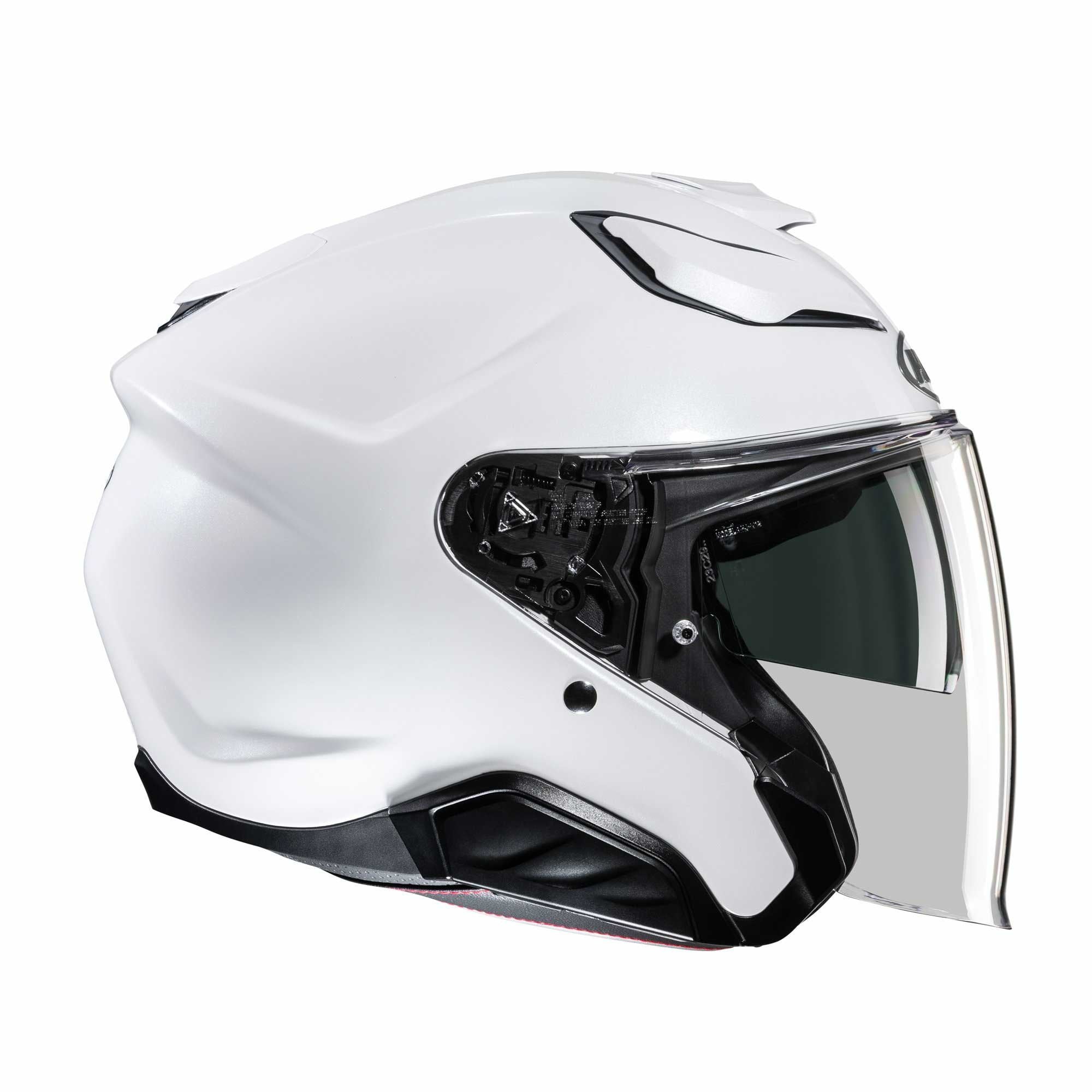 HJC (2025) Helmet - F31 Plain (Pearl White)